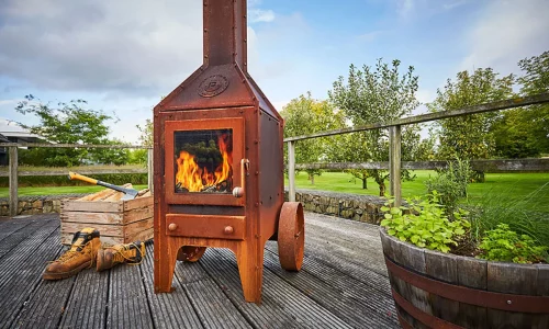 Outdoor wood burners